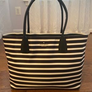 Kate Spade Striped Nylon Tote